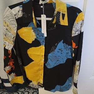 Colorful Abstract Woman's Top